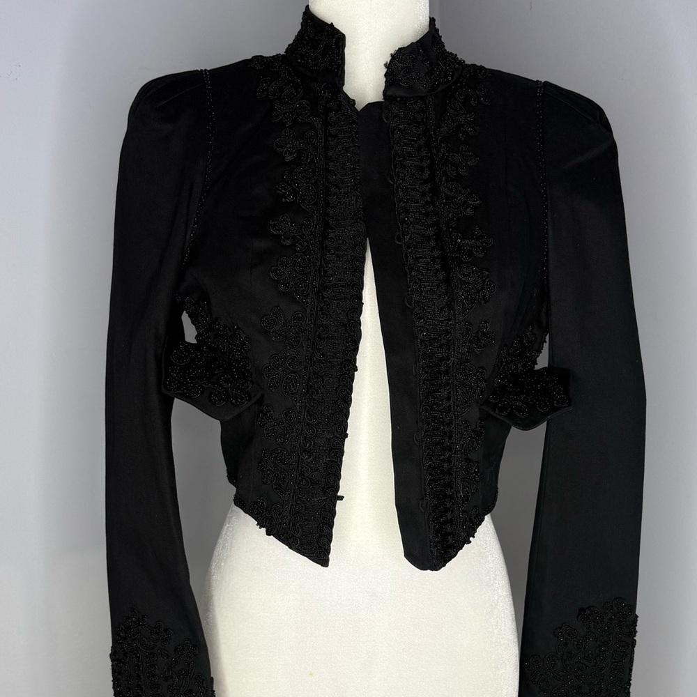 Bebe Black Cropped Jacket NWT - image 9